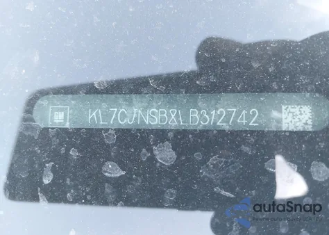 2020 Chevrolet Trax Awd Ls z USA, uszkodzony, nr VIN KL7CJNSB8LB312742